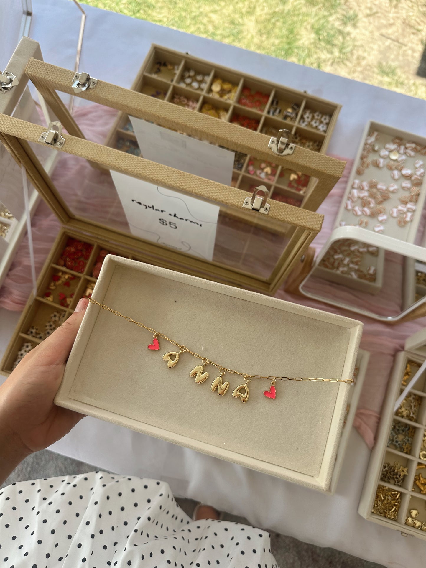 custom charm necklace