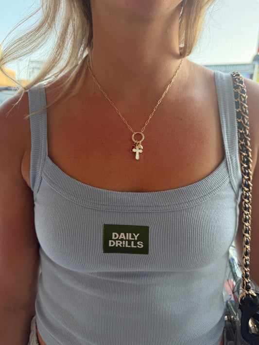 Custom Charm Ring Necklace