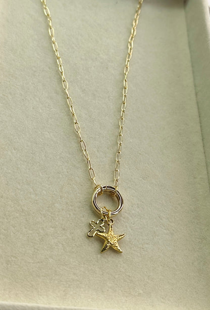 custom charm ring necklace